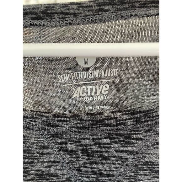 Old Navy active heather grey long sleeve top M - Picture 2 of 3